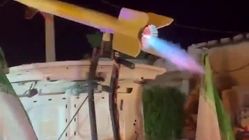 حمل موشک دست‌ساز در صندوق عقب خودرو!