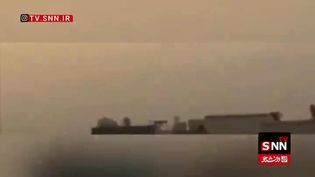 ویدیوی منتشرشده در منابع عربی از اصابت موشک به پایگاه آمریکا در بحرین