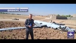 ویدئو| سرنگونی پهپاد فوق پیشرفته هرمس اسرائیل در مناطق شرقی اصفهان