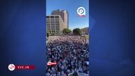 ویدئو | آمریکایی‌ها برای حمایت از فلسطین راهپیمایی راه انداختند!