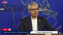 بقایی: گمانه‌زنی‌ها درباره توافق موقت را تایید نمی‌کنیم و مبنایی ندارد