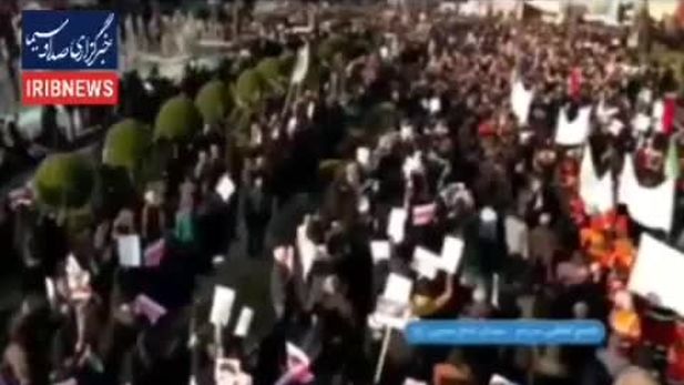 تجمع مردم اصفهان در محکومیت ناآرامی‌های اخیر