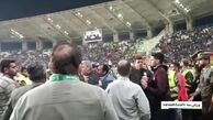 ویدئو | درگیری غبیشاوی در پایان بازی فولاد - استقلال