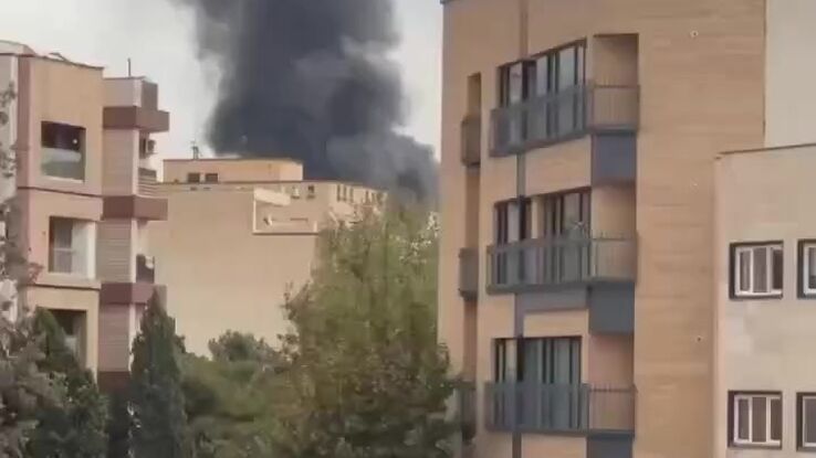 آتش سوزی یک رستوران در خیابان دولت